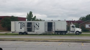 Band Semi Trailer # 4 for Clubhouse Trailers. In Edmond, Oklahoma.