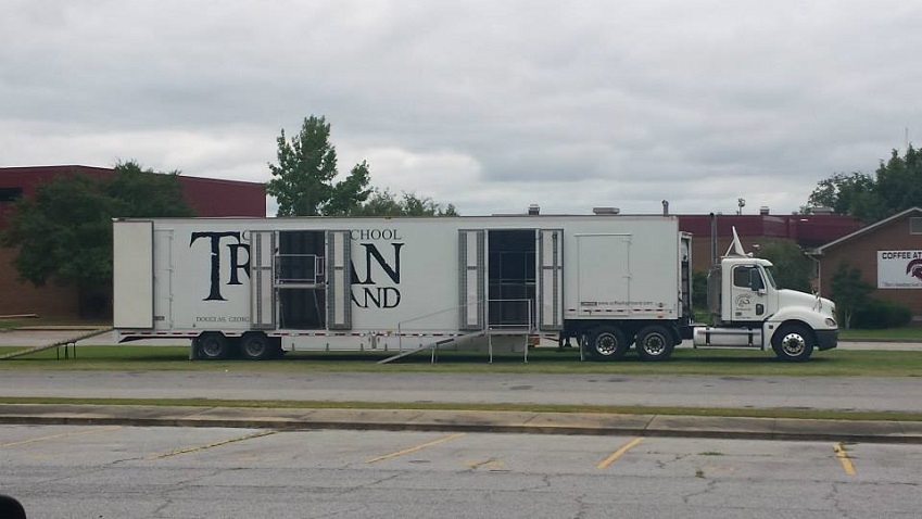 Coffee High School Marching Band Semi Trailer