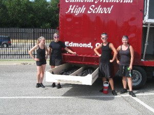 These color guard drawers house around 25 bags, and are 8ft deep to house rifles, sabres, and flags!