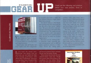Halftime Magazine - Gear Up - Clubhouse Trailers