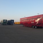 3 of the 4 Killeen Trailers delivered to the KISD Bus Barn.