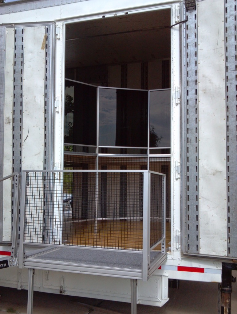 Entry Ramp on Bixby Marching Band Trailer