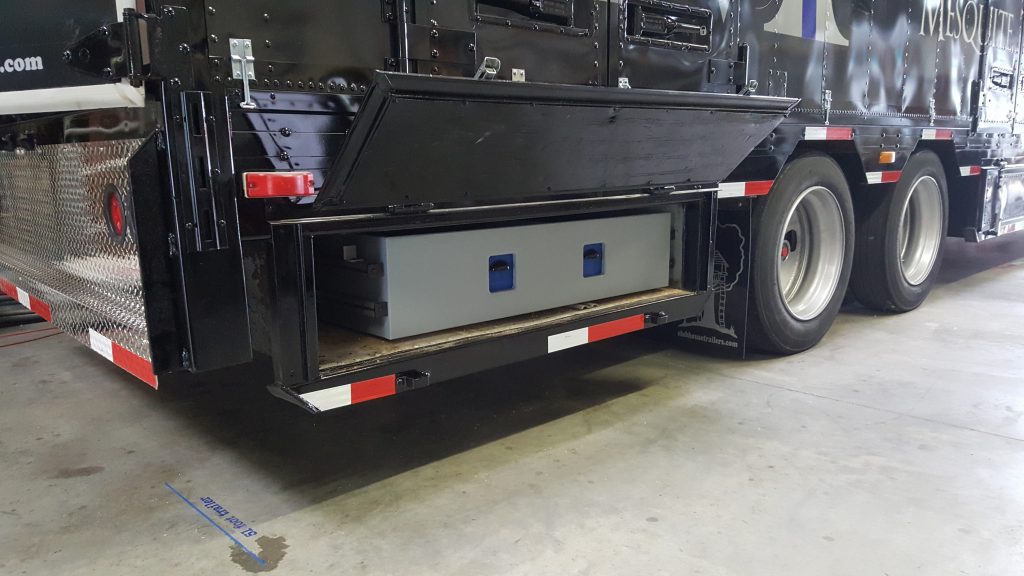 Color Guard Drawers for Marching Band Semi Trailers North Mesquite High School Bellybox Storage Drawers