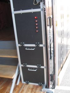 Electrical Cabinet in Edmond Memorial Band Semi Trailer