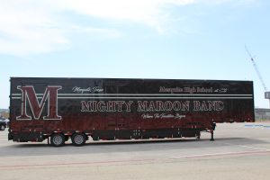 Mesquite High School Marching Band Semi Equipment Trailer