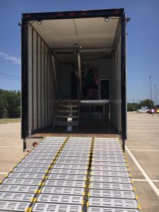 Aluminum Loading Ramps for Marching Band Semi Trailers