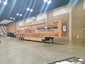 George Ranch High School Marching Band Semi Equipment Trailer