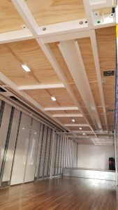 LED Interior Lighting on High School Marching Band Semi Equipment Trailer