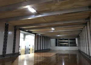 Under Floor Lighting in Clubhouse Trailer Marching Band Semi Trailer