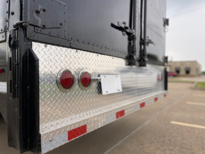 Marching band semi trailer for sale custom graphics, diamond tread