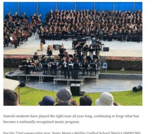 Santa Monica press release for their new marching band semi trailers from Clubhouse Trailer Company