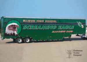 Clubhouse custom marching band semi trailer