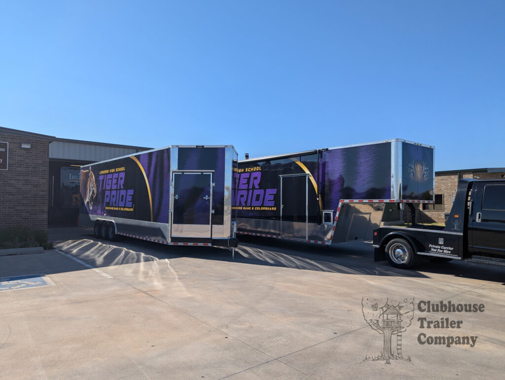 Two Marching Band trailers