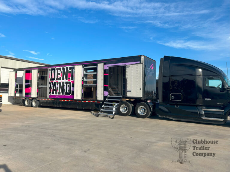 Camedonton High School Marching Band Semi Equipment Trailer