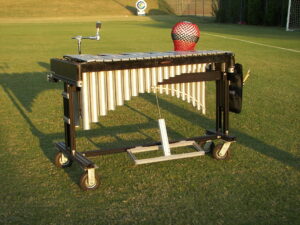 towable percussion carts xylophone vibraphone vibe high school marching band pit