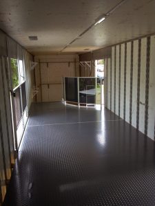 Traditional Layout for Band Semi Trailer Interior