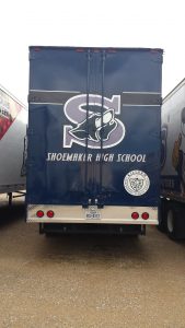 Killeen ISD Band Trailer with Rear Graphics and Bumper Cover