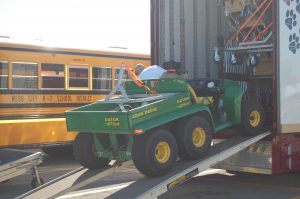 Fiberglass Loading Ramps for Marching Band Front Ensemble Equipment