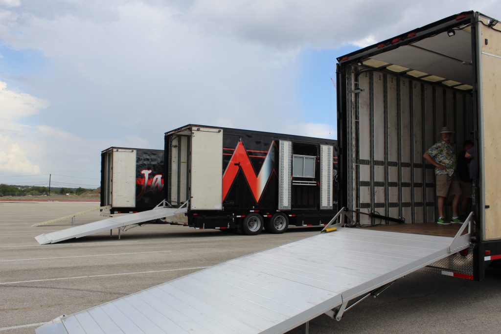 Clubhouse Trailers Full Width Hydraulic Ramp for Marching Bands