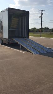 Mesquite Semi Marching Trailer Rear Aluminum Ramp