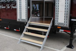 Mesquite Semi Marching Trailer Side Entry Stairs