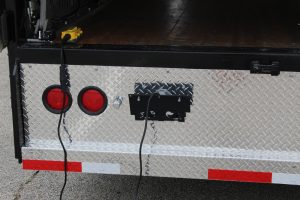 Clubhouse Trailers Diamond Treadplate Bumper with Ramp Pendant