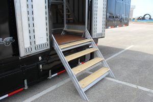 West Mesquite High Semi Trailer Side Entry Stairs