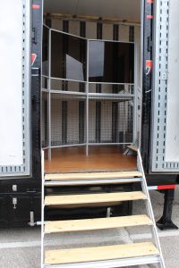 West Mesquite High Semi Trailer Side Entry Stairs