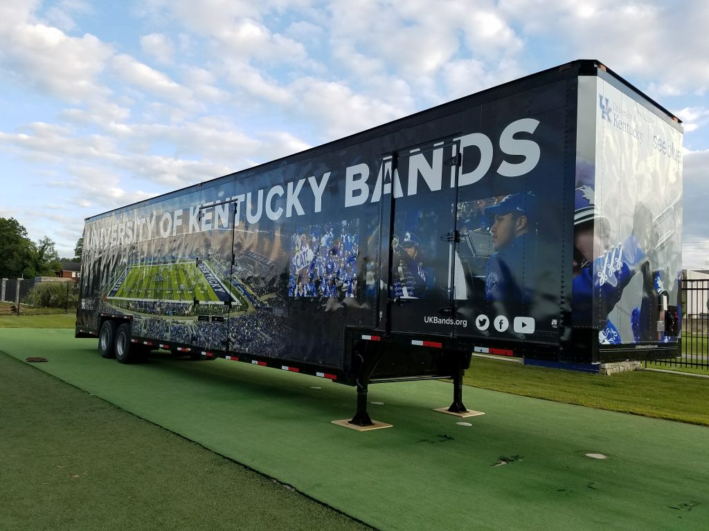 University Of Kentucky Wildcat Band Marching Semi Trailer