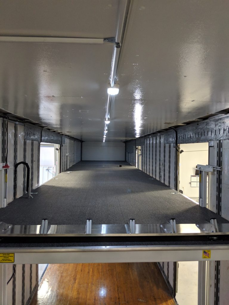 Elevator Moving Floor in Marching Band Semi Trailer