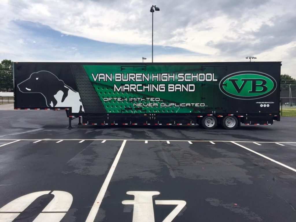 Van Buren High School Marching Band Semi Trailer