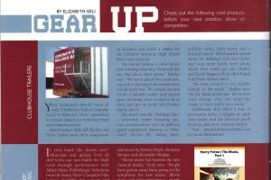 Halftime Magazine - Gear Up - Clubhouse Trailers